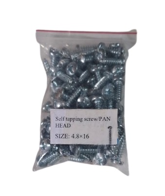 Sachet de 100 vis 4.8X16 mm