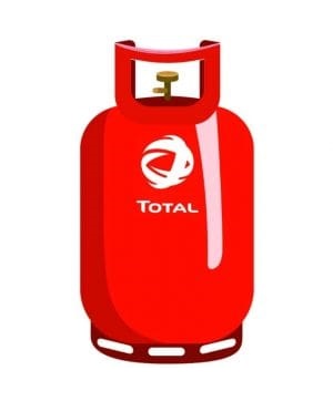 Bouteille de gaz B12 TOTAL
