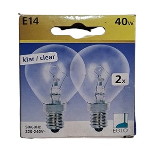 Ampoule E14 halogène 40W