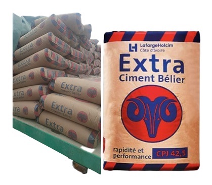 Tonne de ciment Bélier (CPJ 42,5)