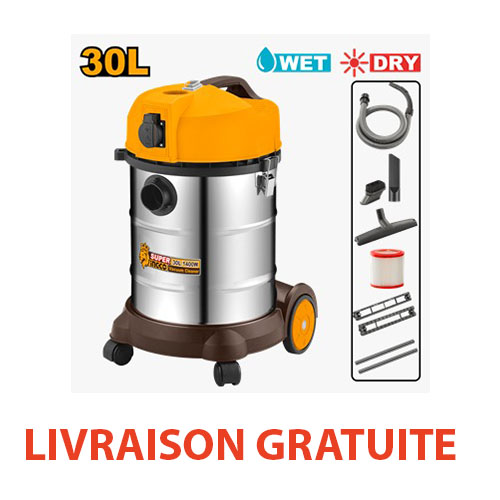Aspirateur Sec et Humide 30L 1400W - INGCO
