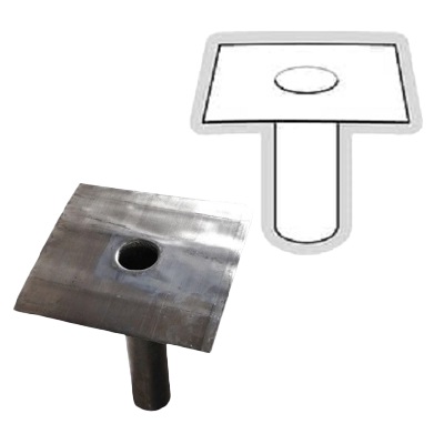Platine en plomb Ø250