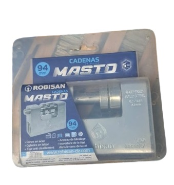 Cadenas blindé à tige ROBISAN MASTO 94 mm