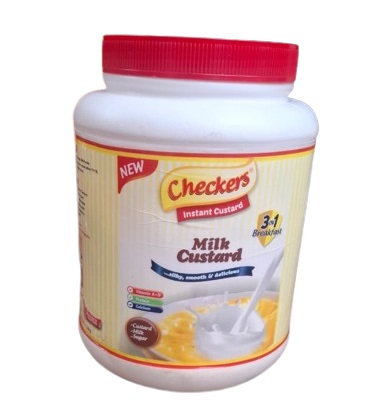 Crème Dessert Instantanée 3-en-1 Saveur Lait "Checkers Milk Custard" #758