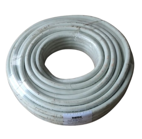 Raccord de gaz DETO blanc 25m