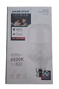 Ampoule LED B22 50W AKKOSTAR