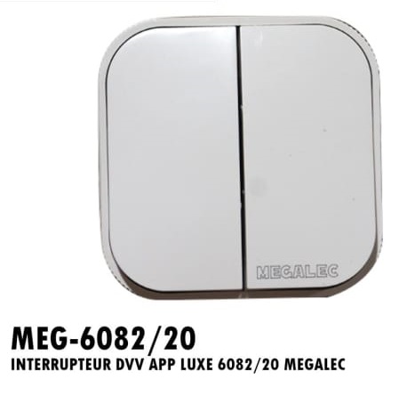 Interrupteur double va-et-vient apparent
