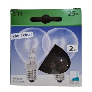 Ampoule E14 halogène 25W